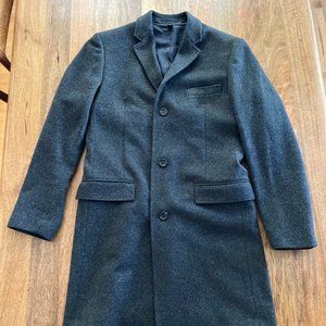 JCREW MEN'S LUDLOW PEA COAT - GREY - SIZE 38R (M)